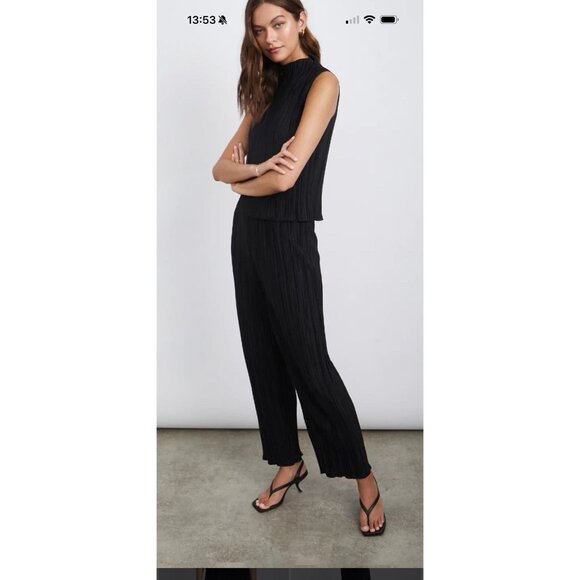 Rails Rowan Pant Black Medium NEW NWTS Retail $198 Career Casual Holiday R2 - Picture 3 of 11